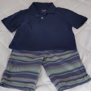 Children's Place polo & shorts set (size 12)